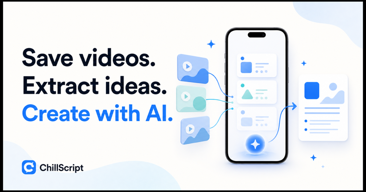 ChillScript: Content Ideas — official preview image